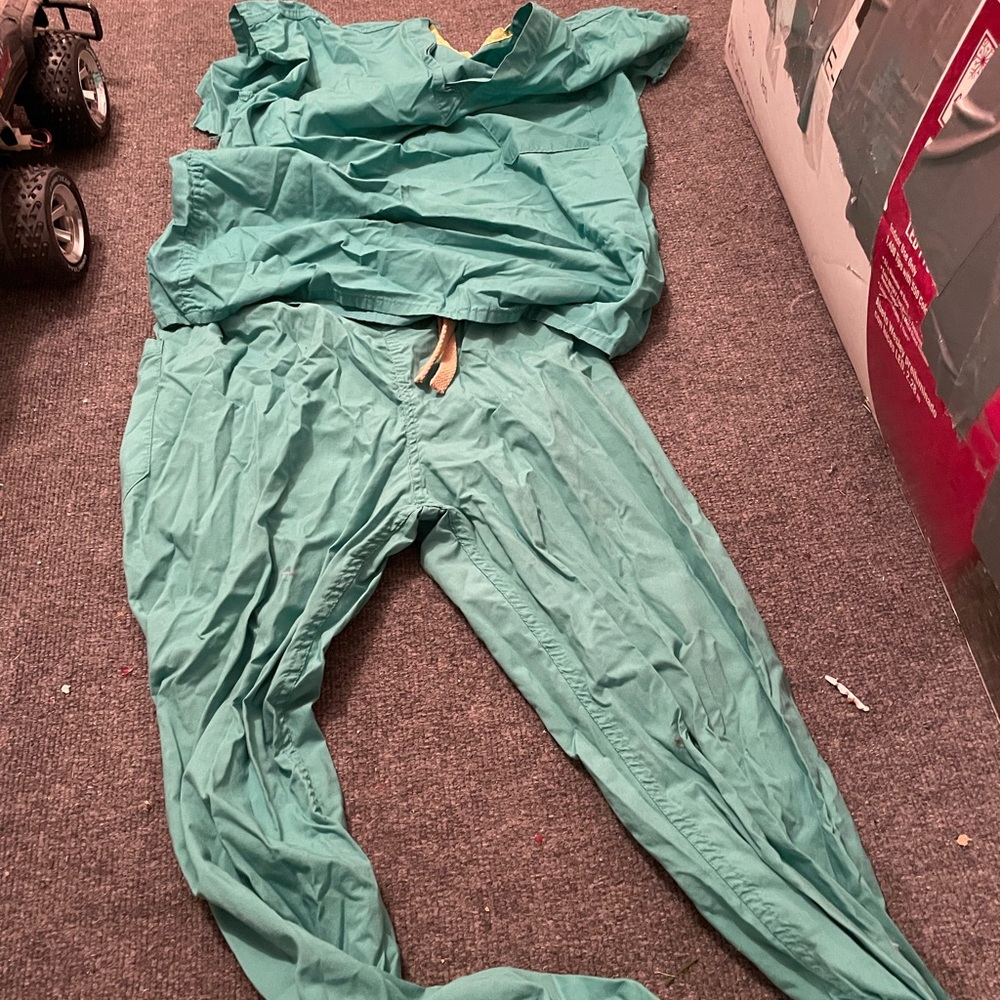 Teal Scrub Set